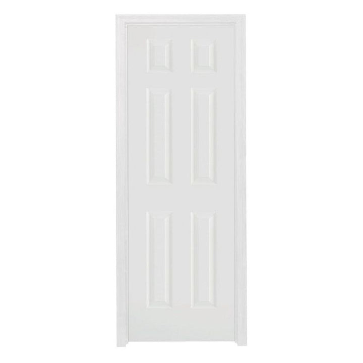 ReliaBilt Colonist 24-in x 80-in Primed 6-Panel Hollow Core Primed Molded Composite Slab Door