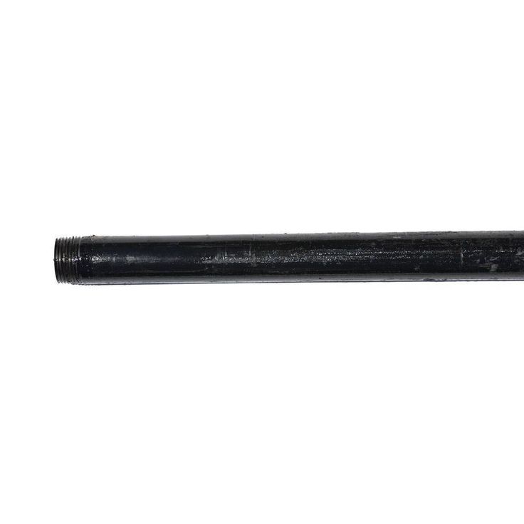 2 in. x 10 ft. Black Steel Sch. 40 Pipe
