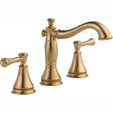 Cassidy 8 in. Widespread 2-Handle Bathroom Faucet with Metal Drain Assembly in Chrome - Super Arbor