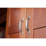Decorative 3 in. (76mm) Center-to-Center Satin Nickel Spoon Foot Drawer Pull (10-Pack) - Super Arbor