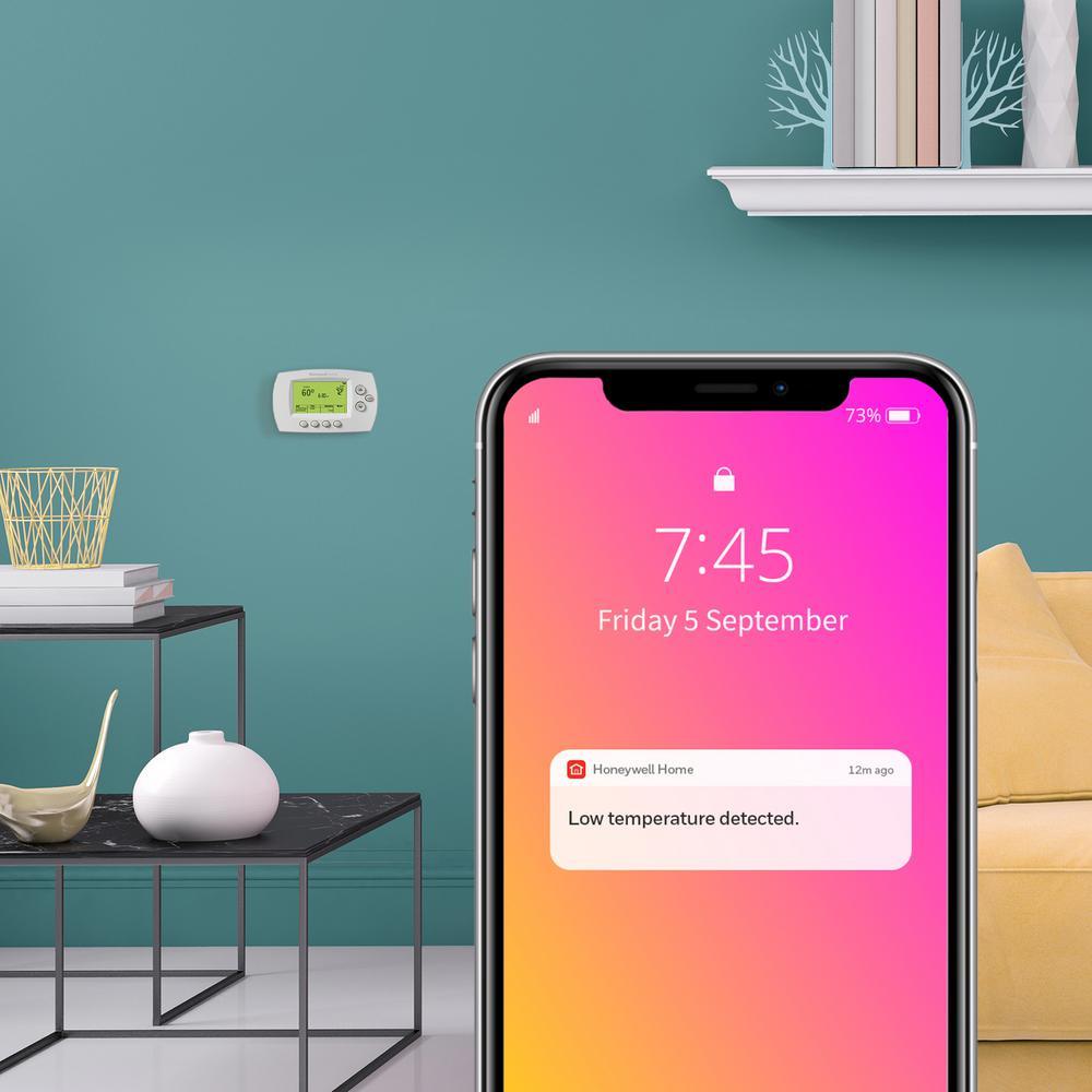Wi-Fi 7-Day Programmable Smart Thermostat with Digital Backlit Display - Super Arbor