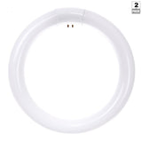 Sunlite 9 in. 30-Watt Circline T9 Fluorescent Tube Light Bulb, Daylight 5000K (2-Pack)