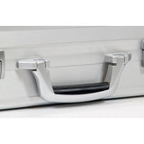 9.25 in. Smooth Aluminum Tool Case with Foam in Silver - Super Arbor