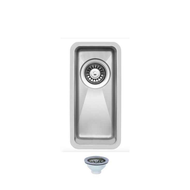 Undermount Stainless Steel 8 in. Single Bowl Bar Sink