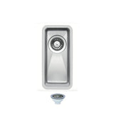 Undermount Stainless Steel 8 in. Single Bowl Bar Sink