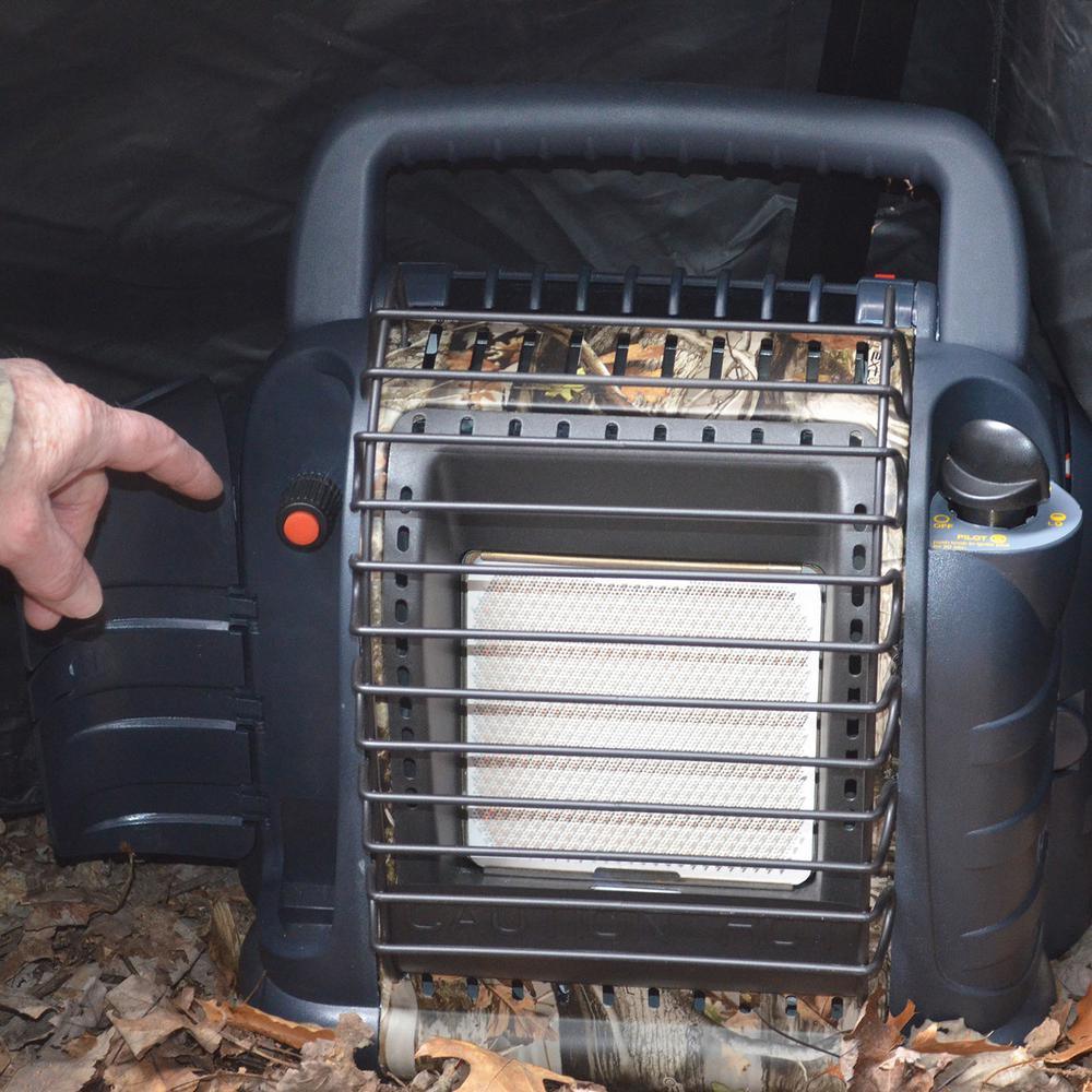 MH12B 12000 BTU Hunting Buddy Portable Propane Infared Heater, Camo (2-Pack) - Super Arbor