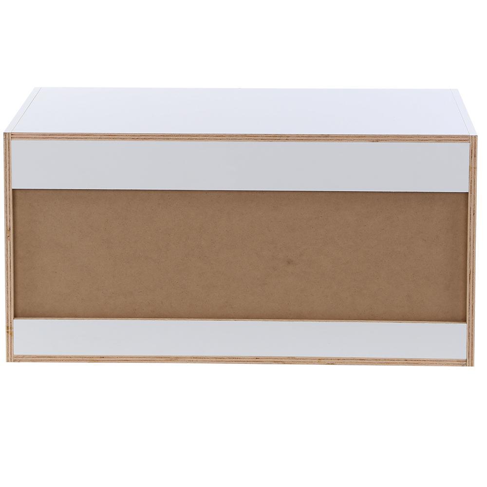 Cambridge Shaker Assembled 36x18x24.5 in. Refrigerator Wall Cabinet with 2 Soft Close Doors in White - Super Arbor