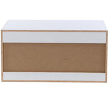 Cambridge Shaker Assembled 36x18x24.5 in. Refrigerator Wall Cabinet with 2 Soft Close Doors in White - Super Arbor