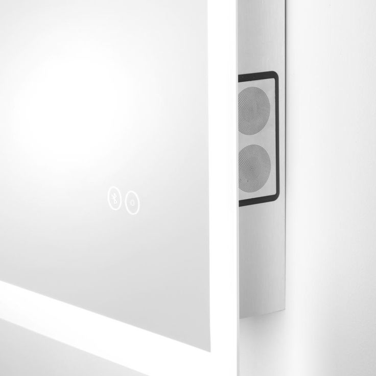 24 in. x 30 in. LED Wall Mirror with Bluetooth Speakers