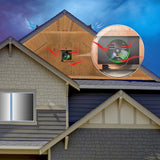 QuietCool 2830 CFM Smart App Controlled 3-Speed Gable Mount Attic Fan - Super Arbor
