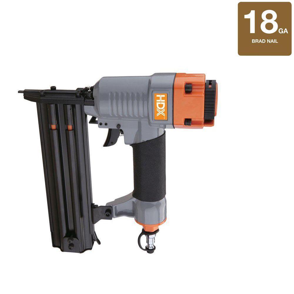 Pneumatic Finish and Trim Nailer and Staplers Combo Kit with Canvas Bag and Fasteners (3-Piece) - Super Arbor