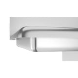 Freestanding Stainless Steel 33 in. 2-Hole Single Bowl Commercial Kitchen Sink