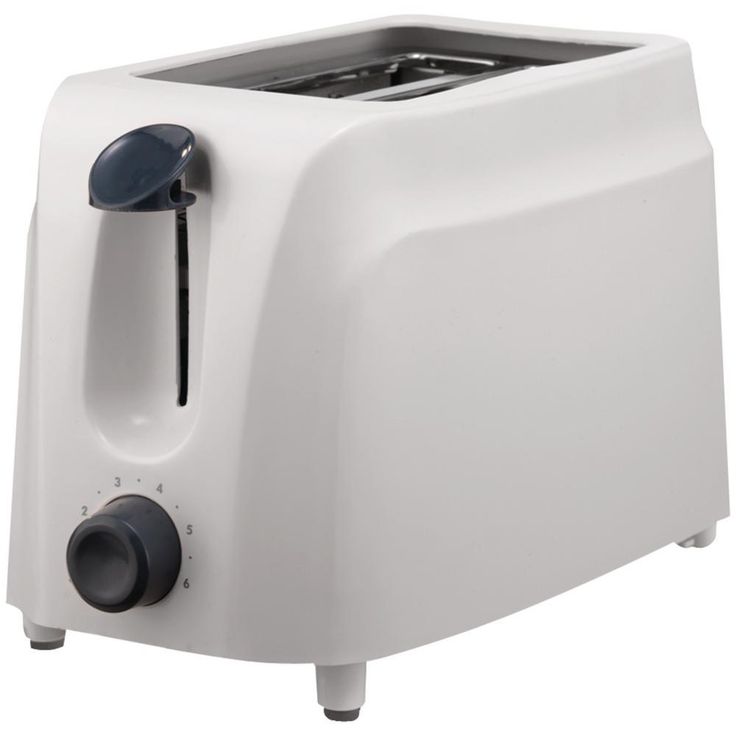 2-Slice Black Toaster with Cool-Touch Exterior