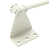 Light-Duty Ivory Aluminum Residential Hold-Open Door Closer - Super Arbor