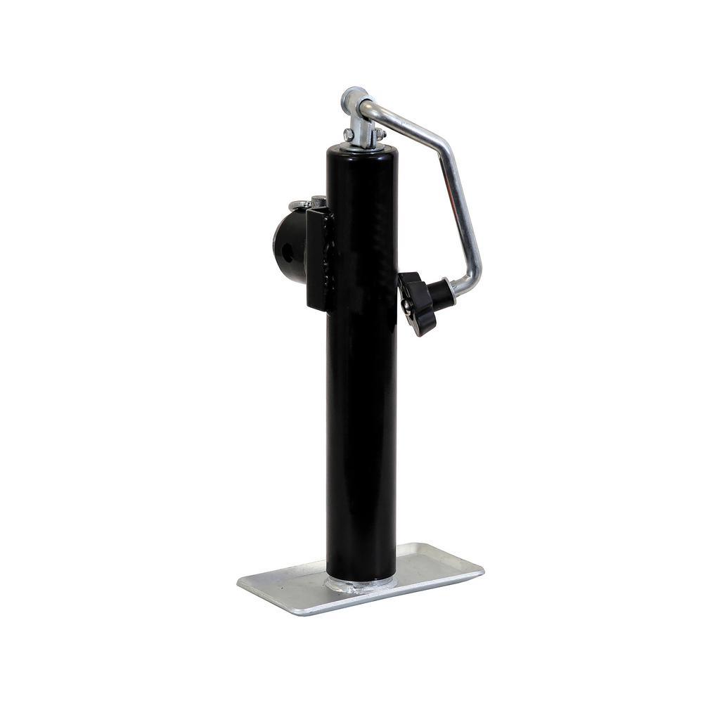 Buyers Products Company 2,000 lbs. Capacity 10 in. Travel Top-Wind Swivel Trailer Jack - Super Arbor