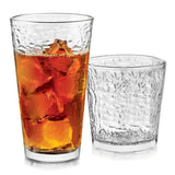 Frost 16-Piece Clear Glass Drinkware Set
