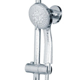 7-spray 8 in. Dual Shower Head and Handheld Shower Head with Body spray in Chrome