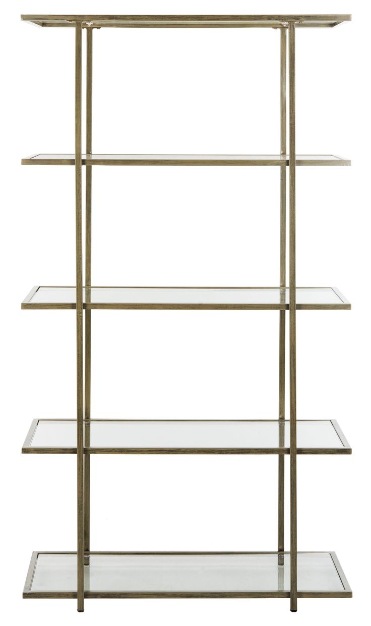 Safavieh Francis French Silver/Clear Metal Etagere