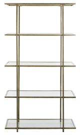 Safavieh Francis French Silver/Clear Metal Etagere