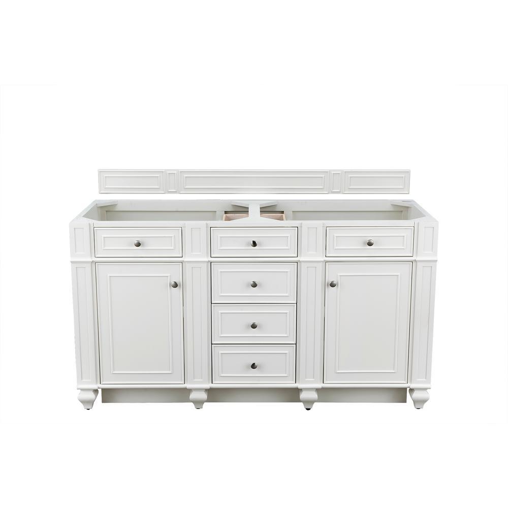 Bristol 72 in. W Bathroom Double Vanity Cabinet Only in Vintage Vanilla - Super Arbor