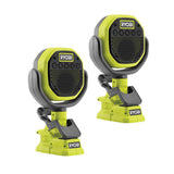 RYOBI ONE+ 18V Cordless VERSE Clamp Speaker 2-Pack (Tools Only)