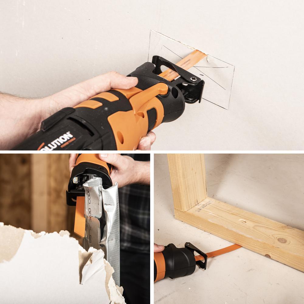 7 Amp Multi-Material Reciprocating Saw with 4-Blades - Super Arbor