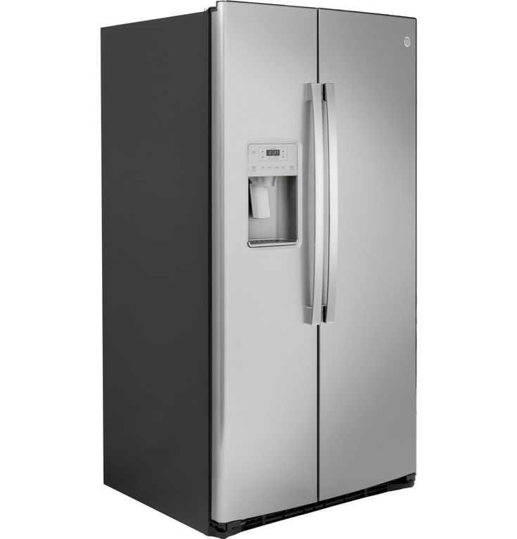 GE 25.1 cu. ft. Side by Side Refrigerator in Fingerprint Resistant Stainless Steel