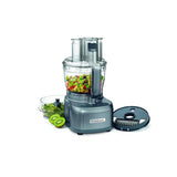 Elemental 13-Cup 3-Speed Gray Food Processor and Dicing Kit