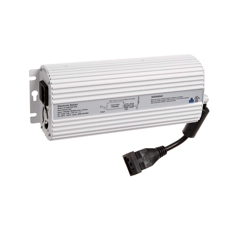 400-Watt HPS Grow Light System with Basic Wing Reflector - Super Arbor