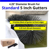 Standard 5 in. - 30 ft. Pack Max-Flow Filter Brush Gutter Guard