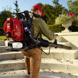 Shindaiwa 191 MPH 735 CFM 79.9 cc Gas 2-Stroke Engine Backpack Leaf Blower with Tube Throttle