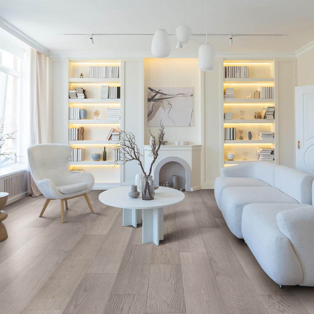 MSI Baker Cove White Oak XXL 5/8 in. T x 9.45 in. W Tongue and Groove Engineered Hardwood Flooring (34.10 sq. ft./case)