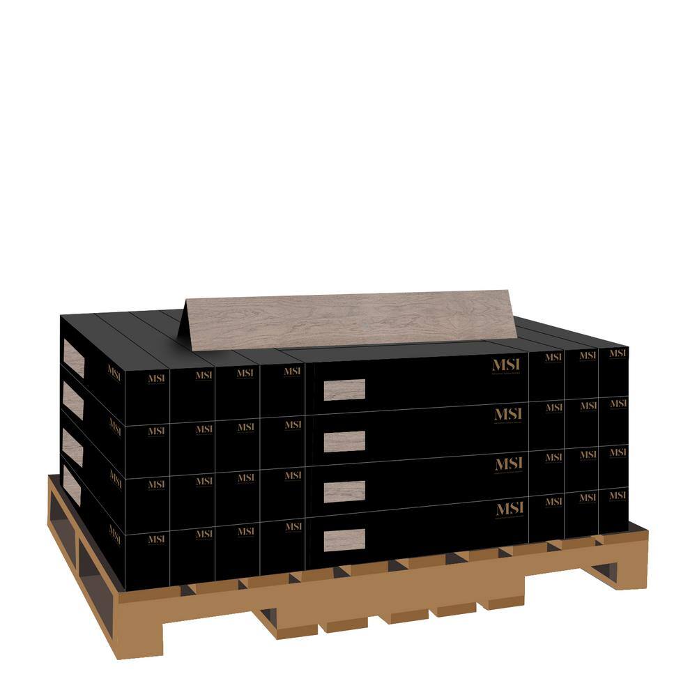 MSI Baker Cove White Oak XL 1/2 in. T x 7.48 in. W Tongue and Groove Engineered Hardwood Flooring (1413.72 sq. ft./pallet)