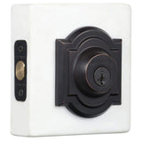 Baldwin Prestige Single Cylinder Venetian Bronze Arched Deadbolt with SmartKey Security