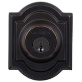 Baldwin Prestige Single Cylinder Venetian Bronze Arched Deadbolt with SmartKey Security