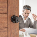 Prestige Carnaby Venetian Bronze Entry Door Knob Featuring SmartKey Security
