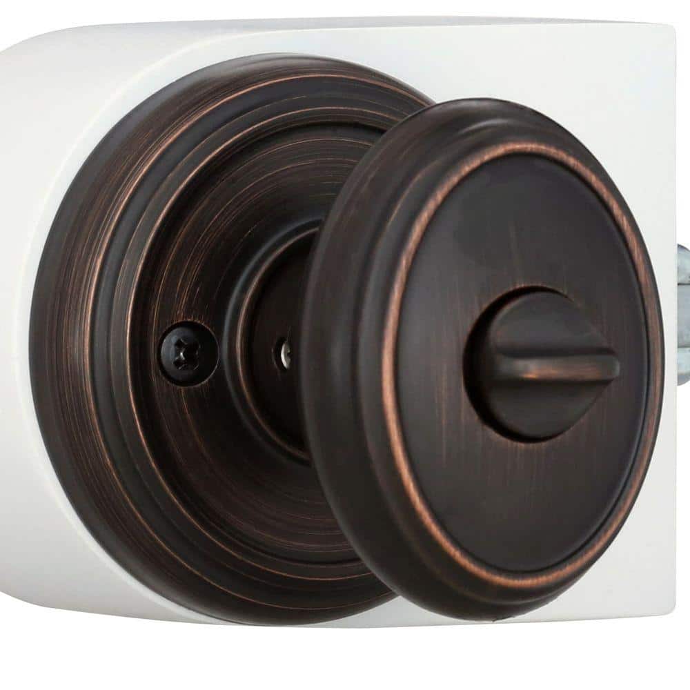 Prestige Carnaby Venetian Bronze Entry Door Knob Featuring SmartKey Security