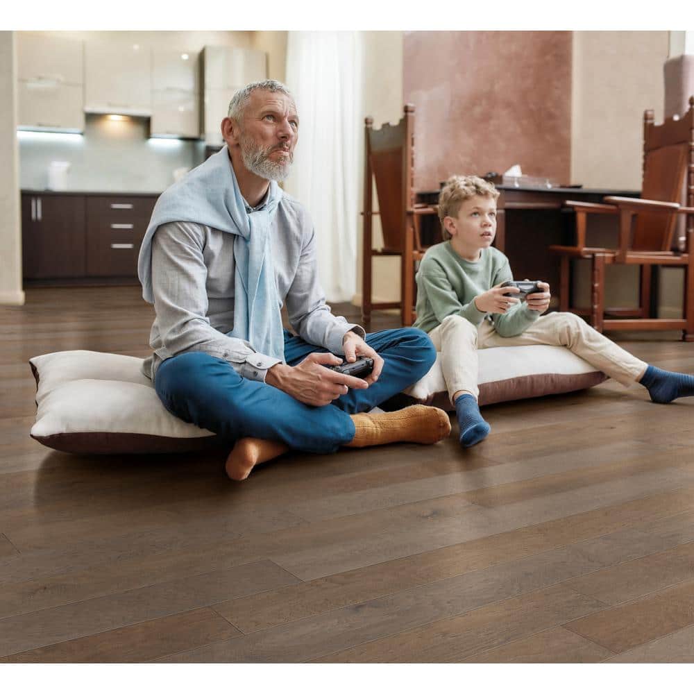 Shaw Hampshire Barnboard Hickory 3/8 in. T X 6.3 in. W Tongue and Groove Engineered Hardwood Flooring (30.48 sq.ft./case)