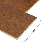 Pergo Defense+ Barnes Oak 3/8 in. T x 7.5 in. W Click Lock Distressed Engineered Hardwood Flooring (24.5 sq.ft./case)