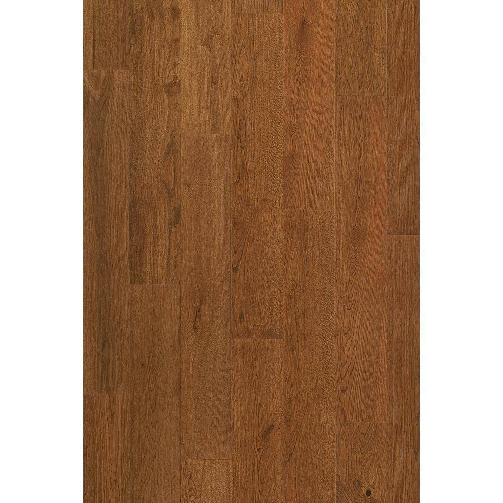 Pergo Defense+ Barnes Oak 3/8 in. T x 7.5 in. W Click Lock Distressed Engineered Hardwood Flooring (24.5 sq.ft./case)