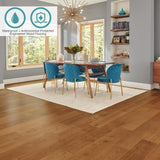 Pergo Defense+ Barnes Oak 3/8 in. T x 7.5 in. W Click Lock Distressed Engineered Hardwood Flooring (24.5 sq.ft./case)