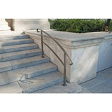 Barrette Outdoor Living HandiRail 3.57 in. x 73.38 in. 3.13 ft. Aged Bronze 5-Step Aluminum Rail Kit (Unassembled)