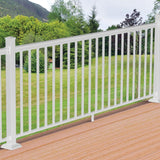 Barrette Outdoor Living VersaRail Classic 6 ft. x 36 in. White Aluminum Rail Level Kit