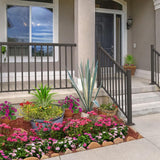 Barrette Outdoor Living VersaRail Cambridge 8 ft. x 36 in. Matte Bronze Aluminum Decorative Rail Level Kit