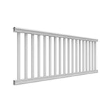 Barrette Outdoor Living Bella Premier Series 8 ft. x 36 in. White Vinyl Rail Kit with Square Balusters