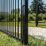 Barrette Outdoor Living 24.75 in. Black Metal Heavy Duty Fence Drop Rod