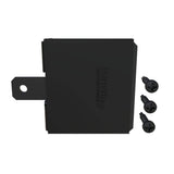Barrette Outdoor Living 0.625 in. x 1.75 in. x 2.625 in. Black Steel Fence Gate Stop
