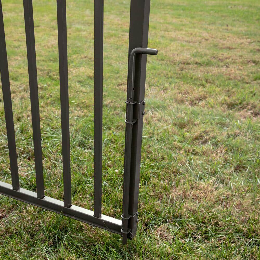 Barrette Outdoor Living 24.75 in. Steel Pewter Heavy-Duty Drop Rod