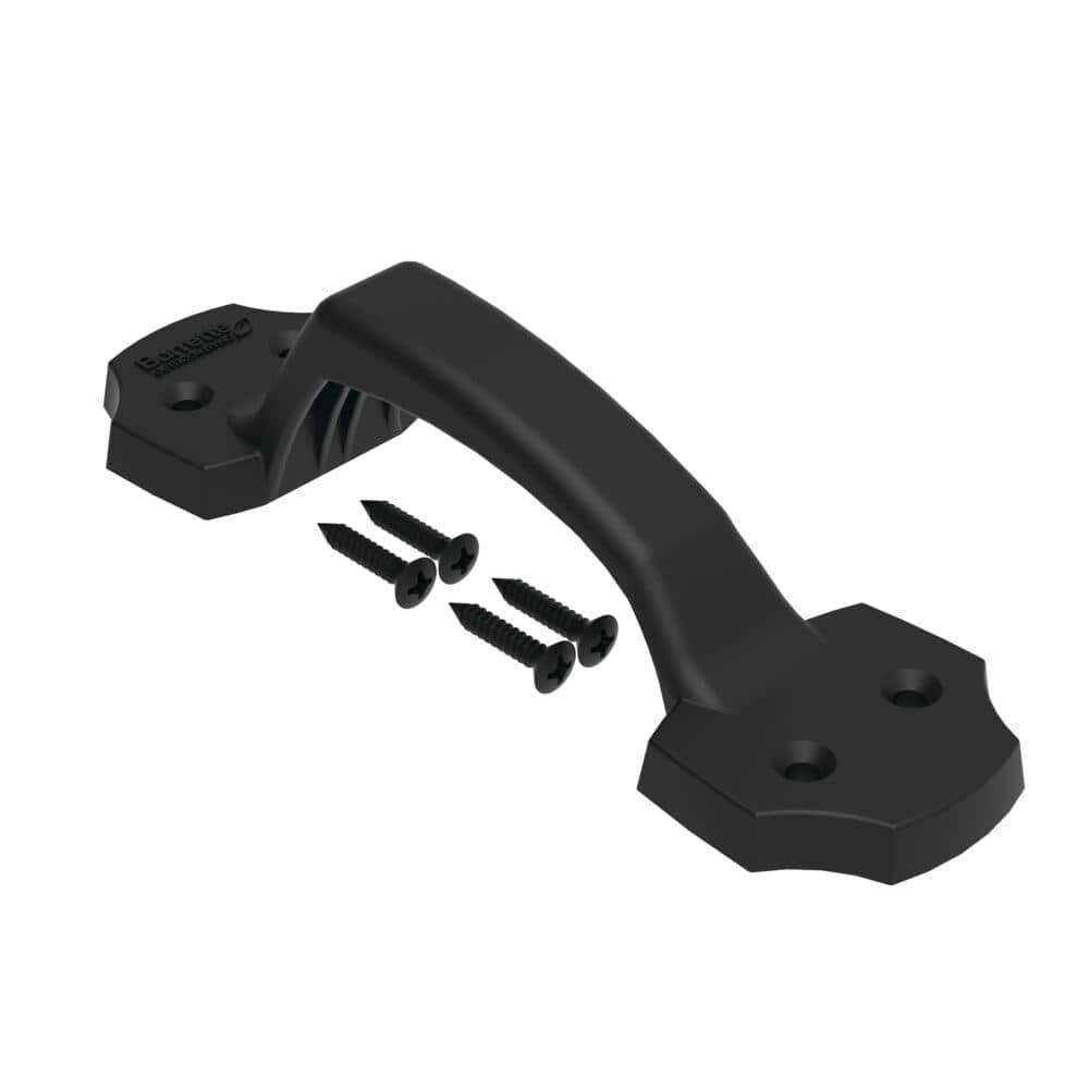 Barrette Outdoor Living 7.875 in. Black Gate Handle