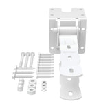 Barrette Outdoor Living 11.62 in. x 3.25 in. White No Rust Gate Hinge
